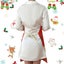 1PC Christmas Kitchen Apron Santa Claus Elk Snowflake Pattern Decor for Chr Carousel 3