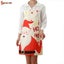 1PC Christmas Kitchen Apron Santa Claus Elk Snowflake Pattern Decor for Chr Carousel 2