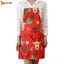 1PC Christmas Kitchen Apron Santa Claus Elk Snowflake Pattern Decor for Chr Carousel 2