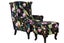 TNC Peacock Wing Chair, Black Carousel 5