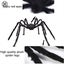Halloween Spider Web Decor 5Ft Giant Cobweb 4Ft Huge Fake Spider Value Set Carousel 3