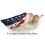 Patriotic United States of America Holiday Pillow Covers 17.7x17.7 IN Carousel 5