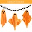 Flying Ghost Lights Halloween Decorations, LEDs Lighted Scary Hanging Glowi Carousel 3