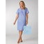 2 Pack Embroidered Nighties - Size 14 - Blue-Periwinkle Carousel 1