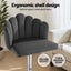 Artiss Bar Stool X4 Kitchen Dining Counter Gaslift Chair Adjustable Velvet Grey Carousel 5