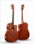 41" Brown Wooden Acoustic Guitar Carousel 2