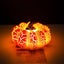 Glass LED Pumpkins Light with Timer for Halloween Pumpkin Decorations Fall Carousel 9