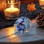 Blue Crystal Skull Decor - 1.2" Mini Resin Halloween Craft for Pumpkin Embe Carousel 5