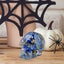 Blue Crystal Skull Decor - 1.2" Mini Resin Halloween Craft for Pumpkin Embe Carousel 6