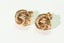 9 carat gold knot earrings Carousel 1