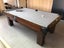 8' Rosario II Pool Table - American Walnut Carousel 1