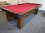8' Rosario II Pool Table - American Walnut Carousel 6