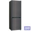 Vogue 540mm BMF Fridge Freezer 250L Black Stainless Steel 4 Star Carousel 1