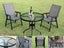Quality Round Glass Table & 4 Chairs Carousel 2
