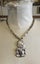 Vintage Sterling Silver Tiki Pendant with Multi Strand Necklace (53.7 Grams) Carousel 2