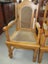2305 PAIR OF VINTAGE STYLE OAK ARMCHAIR Carousel 3
