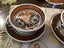Mid Century French Quimper coffee cup duo x 2 and plate Carousel 4