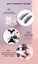 Elosung Style 4 Black Magnetic False Eyelashes Kit 3 Pairs With Applicator Clip Carousel 4