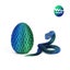 Laser Blue Green 3D Printed Viper Dragon Egg Set Movable Joint Toy Popular Easte Carousel 2