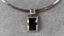 BLACK ONYX SLIDER PENDANT | Sterling Silver 0.925 Carousel 3