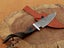 Art Collector Hand Made Damascus Steel Bowie With Stag Horn Handle RRP 450$ Carousel 5