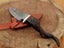 Art Collector Hand Made Damascus Steel Bowie With Stag Horn Handle RRP 450$ Carousel 6