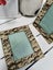 Pair of unused metal emailed photo frames by Decor Carousel 4
