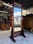 A Quality Solid Chinese Rosewood Beveled Edge Cheval Mirror Carousel 8