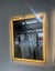led Mirror 750 x 600 Brushed Gun Metal or Gold Frame Carousel 2