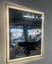 led Mirror 750 x 600 Brushed Gun Metal or Gold Frame Carousel 1