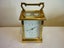ENGLISH QUALITY CARRIAGE CLOCK. HEAVY BRASS Carousel 1