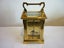 ENGLISH QUALITY CARRIAGE CLOCK. HEAVY BRASS Carousel 6