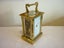 ENGLISH QUALITY CARRIAGE CLOCK. HEAVY BRASS Carousel 11