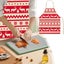 Christmas Apron ! Christmas Holiday Linen Apron, Festive Kitchen Cooking Ap Carousel 1