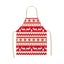 Christmas Apron ! Christmas Holiday Linen Apron, Festive Kitchen Cooking Ap Carousel 2