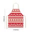 Christmas Apron ! Christmas Holiday Linen Apron, Festive Kitchen Cooking Ap Carousel 3