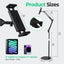 Tablet Floor Stand Kindle Mobile Phone Holder Stand Carousel 8