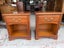 PAIR Solid Cherry Wood Beside Cabinets by 'Grange' Furniture France Carousel 1