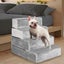 Pawz Pet Stair 4 Step Ramp Portable Adjustable Climbing Ladder Soft Washable XXL Carousel 1