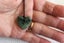 BEAUTIFUL SMALL LOVE HEART INANGA FLOWER POUNAMU / JADE Carousel 1