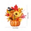 11in Fake Pumpkin Decor - Halloween & Thanksgiving Table Centerpiece (Reali Carousel 3