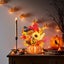 11in Fake Pumpkin Decor - Halloween & Thanksgiving Table Centerpiece (Reali Carousel 5