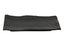 24.5cm Rectangular Black Platter - Melamine Serving Plate Carousel 1