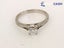 18ct White Gold Solitaire Diamond Ring with Papers Carousel 1
