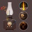 Kerosene Lamp Bluetooth Audio Vintage FM Wireless Radio Plug-in Outdoor Nig Carousel 4