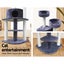 I.Pet Cat Tree 126Cm Tower Scratching Post Scratcher Condo Trees House Grey Carousel 5