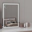 Embellir Bluetooth Makeup Mirror 58X80cm Hollywood Vanity With Led Light Crystal Carousel 5