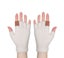 EVERAU(R) Fingerless Ultra Plush Knit Ewe Gloves Carousel 8