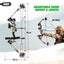 Compound Bow Arrow Archery Hunting Set 20-55lbs Camo Shooting Target Carousel 3