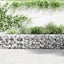 Vidaxl Gabion Wall With Covers Galvanised Steel 900X30x50 Cm Carousel 3